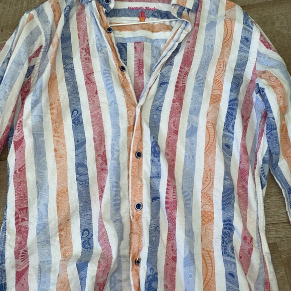 Visconti Black button down - Picture 2 of 2